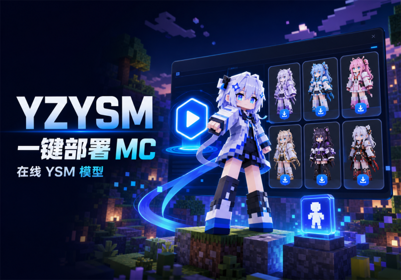 YSM管理器：一键部署MC 畅玩在线YSM 模型-宇宙游戏库